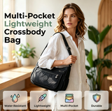 { Pack 2} MULTI-POCKET LIGHTWEIGHT CROSSBODY BAG