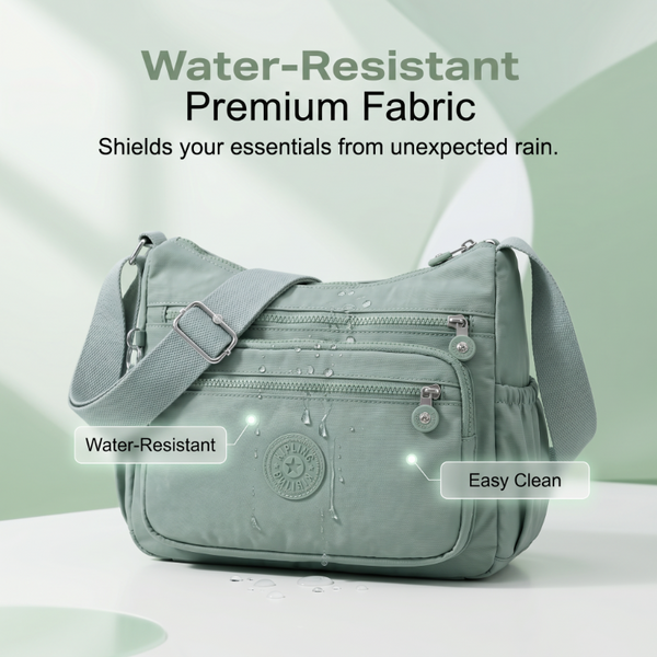 { Pack 2} MULTI-POCKET LIGHTWEIGHT CROSSBODY BAG
