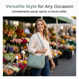 { Pack 2} MULTI-POCKET LIGHTWEIGHT CROSSBODY BAG