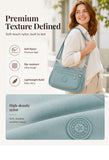 { Buy 1 Get 1 Free } Lightweight Nylon Crossbody Bag – Multi-Pocket, Water-Resistant, Adjustable