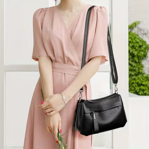 Women's Multi-Color One Shoulder Crossbody Bag (Pack Of 2)
