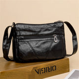 { Pack 2 } Women Soft PU Lightweight Crossbody Bag – Multiple Pockets