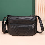 { Pack 2 } Women Soft PU Lightweight Crossbody Bag – Multiple Pockets