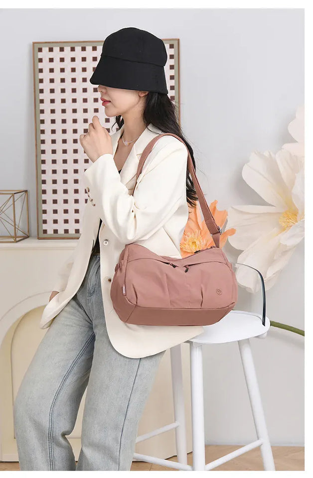 { Buy 1 Get 1 Free }  A Classic Women Crossbody Bag with Double Pockets Bag