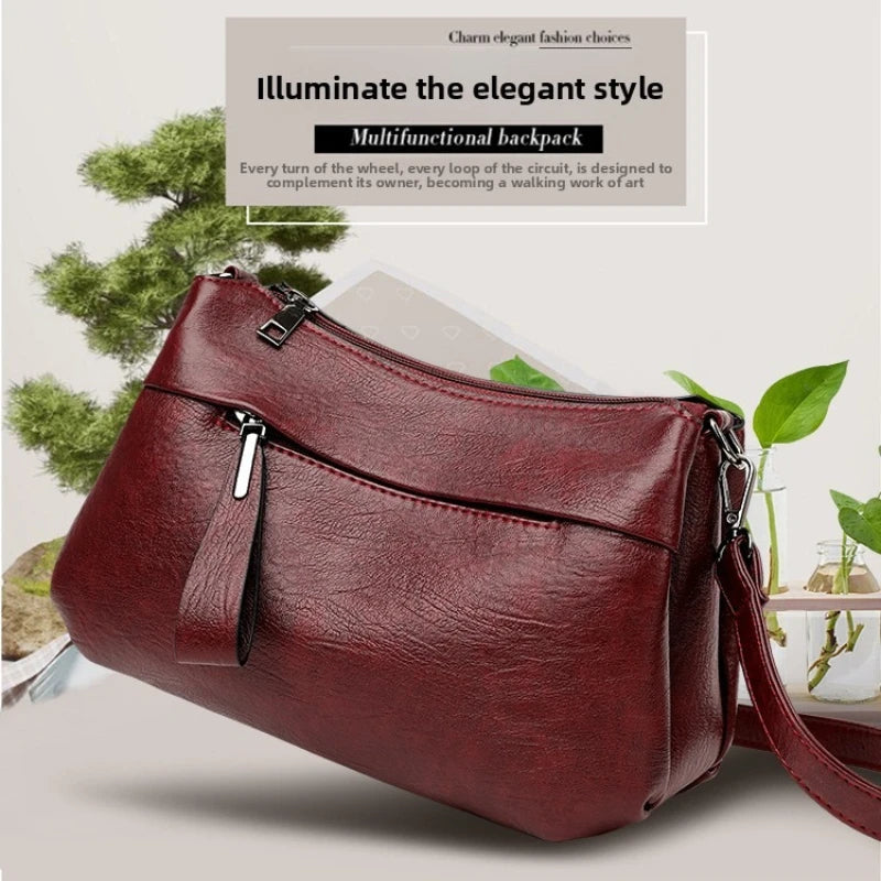 Women's Multi-Color One Shoulder Crossbody Bag (Pack Of 2)