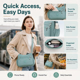 { Buy 1 Get 1 Free } Lightweight Nylon Crossbody Bag – Multi-Pocket, Water-Resistant, Adjustable