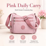 { Buy 1 Get 1 Free } Lightweight Nylon Crossbody Bag – Multi-Pocket, Water-Resistant, Adjustable