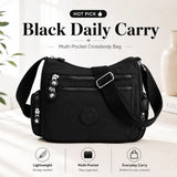 { Buy 1 Get 1 Free } Lightweight Nylon Crossbody Bag – Multi-Pocket, Water-Resistant, Adjustable