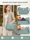 { Buy 1 Get 1 Free } Lightweight Nylon Crossbody Bag – Multi-Pocket, Water-Resistant, Adjustable