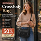 { Pack 2 } Women Soft PU Lightweight Crossbody Bag – Multiple Pockets